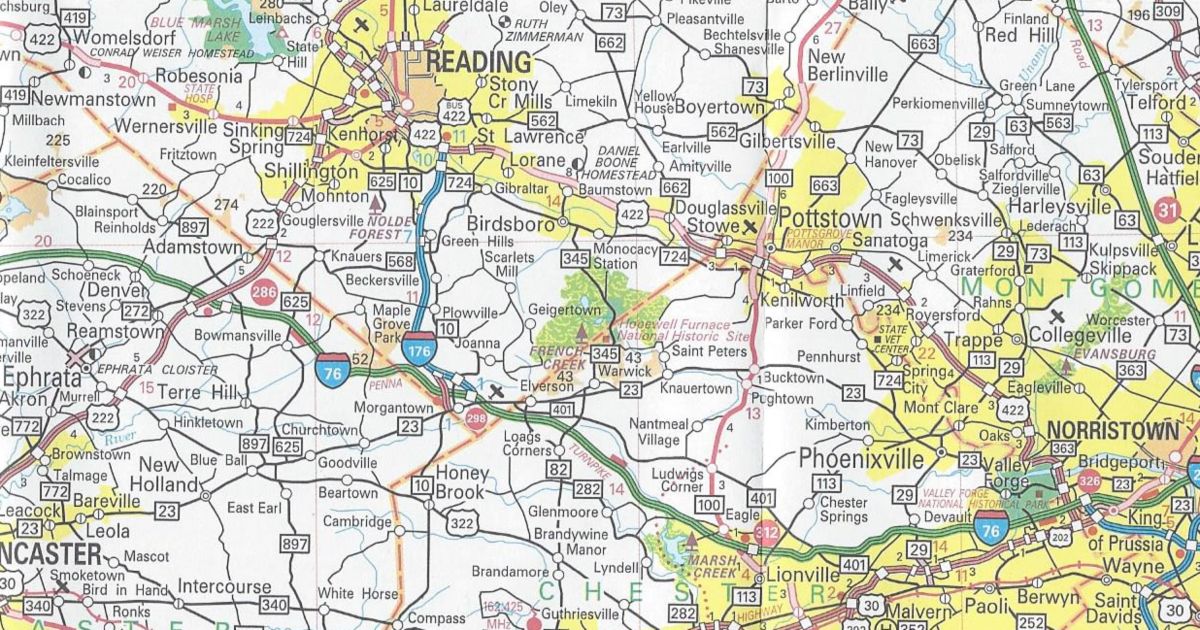 2009 Official Road Map | Pennsylvania Highways