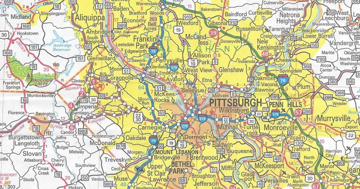 2007 Official Road Map | Pennsylvania Highways